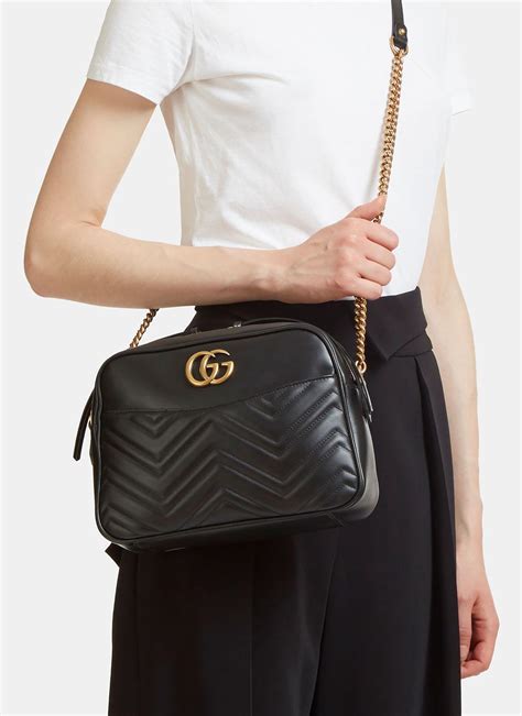 gucci bag nz|GG Marmont Matelassé Black Camera Bag .